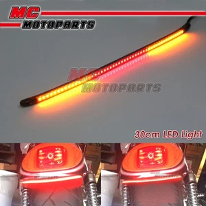 AMP-Z 30cm Smoke Integrated LED Tail Light bar Tube For Motorcycles - Picture 1 of 5