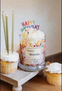 Happy Birthday Desert Kerze - Bild 1 von 5