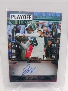 2024 Panini Contenders Playoff Ticket AU RC Silver Prizm Johnny Wilson /149 - Bild 1 von 2