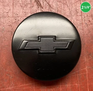16-24 MATTE BLACK Chevy Camaro Colorado Center Cap (2 5/8") 9595010 - Picture 1 of 4