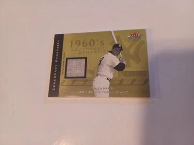 O2 FLEER LEGENDARIA DINASTÍAS YANKEES ROGER MARIS JUEGO PANTALONES USADOS #'D 01/109!!! Foto 1 de 2