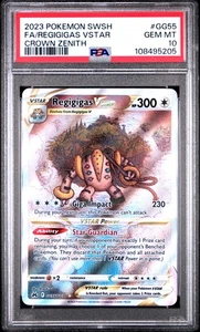 Regigigas VSTAR GG55/GG70 Crown Zenith Full Art PSA 10 Pokemon Card - Picture 1 of 2