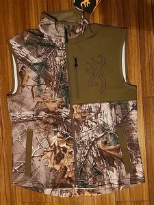 NWT Womens Browning Hunting Vest Realtree Regular Fit Sz S/P Scent Control Camo - Picture 1 of 19