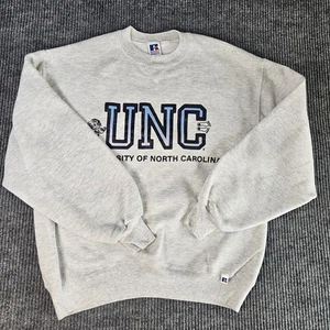 Vintage University of North Carolina Sweatshirt Herren LARGE 90s Russell Tag - Bild 1 von 10