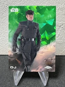 2025 Topps Chrome Sapphire Star Wars DJ Green /99 #33 - Bild 1 von 2