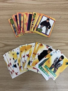 Lot de cartes neuves enfants sur le bloc 1989 gros pas production PLUS autocollants - Photo 1/2