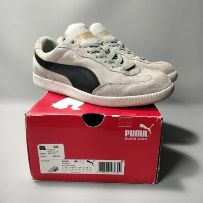 Puma Liga Suede Gray Black Sneakers Shoes Mens Size 8.5 357842 07 - Image 1 of 4