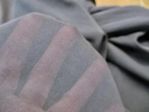 Silk / Spandex Stretch Chiffon Fabric Dark Taupe Brown Grey 69" Long x 43" Wide - Picture 1 of 6