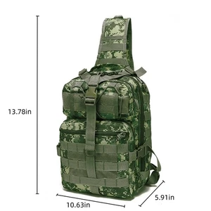 Borsa a tracolla militare tattica 800D uomo Molle petto pack antifurto - Foto 1 di 4