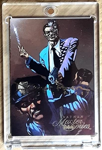 1995 Batman Master Series Artist Proof Card 49 TWO FACE. - Picture 1 of 3