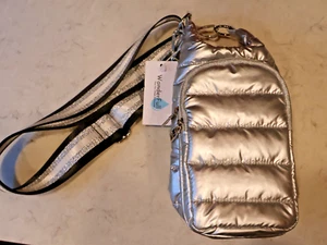 NEU MIT ETIKETT SILBER Hydro Bag Wander voll gesteppt Wasserflaschenhalter Umhängegurt - Bild 1 von 8