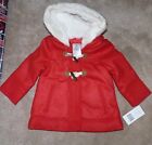 NEW CARTERS Hooded  Full Zipper Jacket Coat 12M Months Red  NEW NWT Q107
