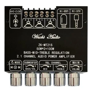 ZK-MT21S 5.1 Bluetooth-Compatible Digital Amplifier Board Stereo Amp DC 12-24V - Picture 1 of 11