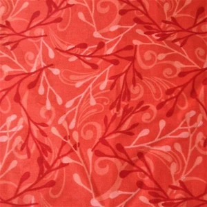2 yards SHADES OF ORANGE Stems Print COTTON FABRIC STUNNING! - Picture 1 of 1