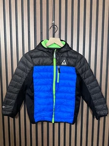 Gerry Jacket 5 - 6 Small Kids Blue & Black Puffer Down Full Zip Fill Power 650 - Picture 1 of 8