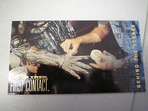 STAR TREK FIRST CONTACT TRADING CARD BEHIND THE SCENES N. BS5 - Borg hand... - Imagen 1 de 1