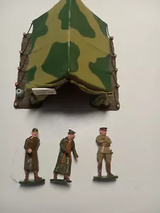 WW1 Britains US General Pershing Allies LOT Tent Expeditionary Forces 54mm 2003 - Picture 1 of 8