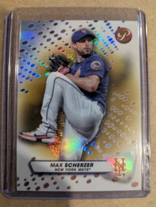 Refractores de oro prístino 2023 Topps #221 Max Scherzer /50 - casi nuevo - Imagen 1 de 1
