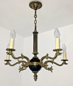 Deckenlampe Klassische Schwanen Empire-im Antiken Stil 19.Jhd - Bild 1 von 12