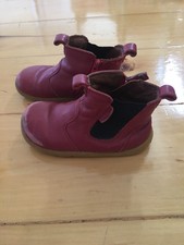 Bobux 21 Red Leather Boots - So Cute