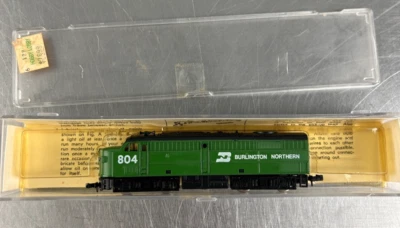 Model Power N Scale Loco Alco FA-2 Locomotive Burlington Northern 7528 #804 - Image 1 of 4