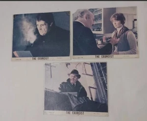 THE EXORCIST Horror Original Lobby Cards x3 Warner 1973 - Picture 1 of 4