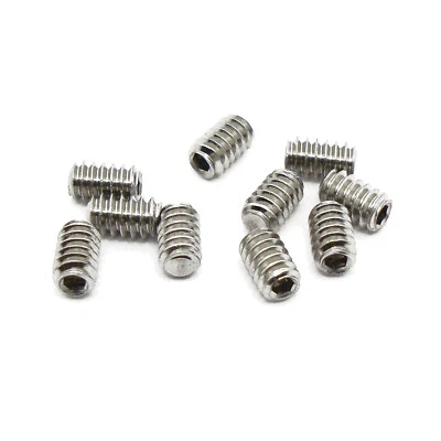 THE RUSTY BOLT SHOP #4-40 x 3/16", Socket Set Screws Cup Point, A2 304 18-8, Stainless Steel