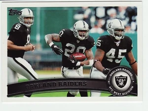 2011 Topps Football Complete Team Set(12) Oakland Raiders Denarius Moore #215 RC - Picture 1 of 1