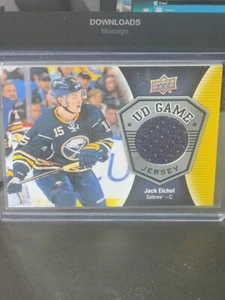 2016-17 Upper Deck Jack Eichel #GJ-JE UD Game Jersey Buffalo Sabres - Picture 1 of 1