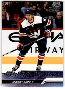 2023-24 Upper Deck Young Guns Vincent Iorio Rookie #224 Washington Capitals