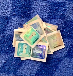 Panini/adidas FIFA 2018 world cup Russia mini hologram logo. - Bild 1 von 3