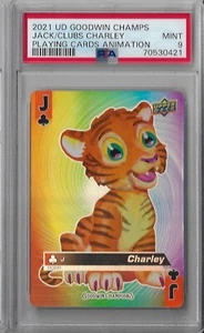 2021 UD Goodwin Champions Jack of Clubs Charley PSA 9 - Picture 1 of 2