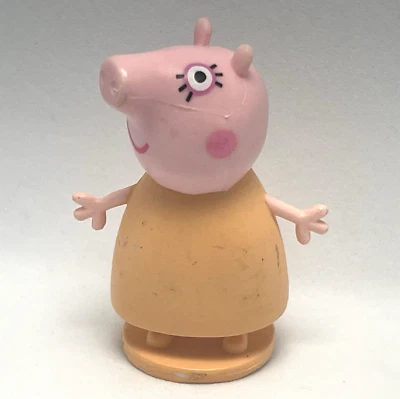 Peppa Pig Mrs MOM MUMMY Mother In Orange 2.75 英寸高人偶 Jazwares — 第 1/4 张图片
