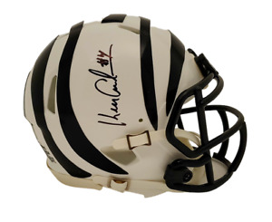 Ken Anderson Cincinnati Bengals Autographed White Alternate Mini Helmet w/ Cut S