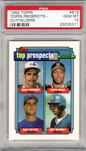 1992 Topps Baseball - Topps Prospects - PSA 10 Gem MT - #618 - RED SOX Set Break - Picture 1 of 1