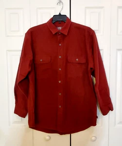 Moose Creek Mens XL Flannel Chamois Button Down Thick Heavy Hiking Outdoors Work - Picture 1 of 6