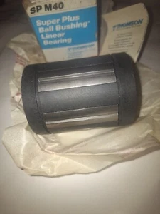 NEW GENUINE THOMSON SPM40 SUPER PLUS BALL BUSHING LINEAR BEARING METRIC SP M40 - Picture 1 of 6