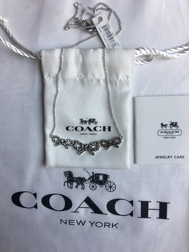 COLLANA TRIPLA PIETRA FIOCCO (COACH F28856) MULTI ARGENTO $145