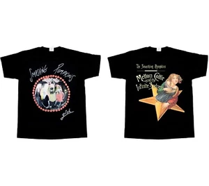 SMASHING PUMPKINS GISH MELLON COLLIE NEW SHORT- LONG SLEEVE BLACK T-SHIRT - Picture 1 of 5