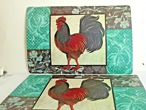 Gallo Decorazione Casale Country 2 Posti Vinile Rettangolare 18,5 x 12,25" - Foto 1 di 12