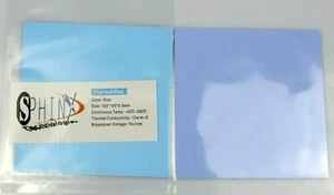 Almohadilla 100X100X0,5 mm ALTA conductividad térmica 12w/m-K para portátil PC PlayStation Xb - Imagen 1 de 3
