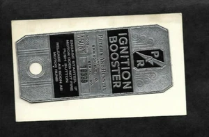 Etiqueta de refuerzo Peters and Russell Igniiton 1936... Archivo Angell MFG - Imagen 1 de 3