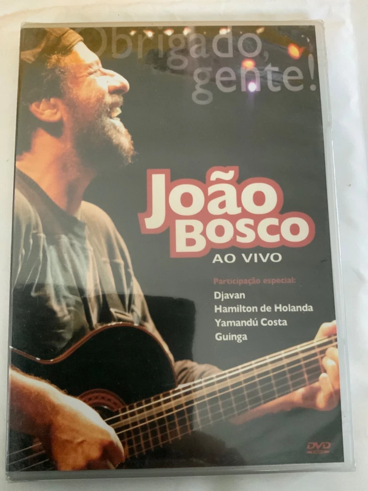 JOAO BOSCO - Obrigado Gente! - Ao Vivo - DVD - Multiple Formats Ntsc NEW SEALED - Image 1 of 2