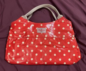 cath kidston red polka dot bolsa