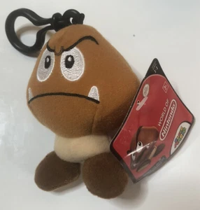 World Of Nintendo Clip On Goomba Plush 2016 Jakks Pacific Toys NEW WITH TAG! - Picture 1 of 3