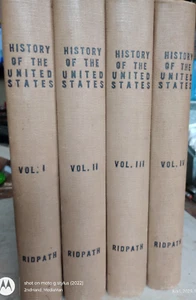 1899 HISTORY OF THE UNITED STATES JOHN RIDPATH 4 VOLUME SET HARDCOVER BOOKS LOT - Picture 1 of 23