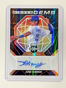 Jose Ramos 2021 Panini Elite Extra Edition Hidden Gems Auto #HG-RA Dodgers - Picture 1 of 2