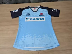 2017 Warratahs Home Rugby Union Shirt Canterbury Age 13-14 Yrs Kids/Womens 12 - Picture 1 of 8