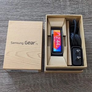 Samsung Galaxy Gear Fit Smart Watch Activity Tracker Black (SM-R350) - Zdjęcie 1 z 5