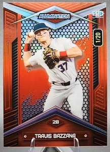 Travis Bazzana 1/20 2024 Wild Card Alumination Rookie RC Red Foil Cleveland SSP - Picture 1 of 2